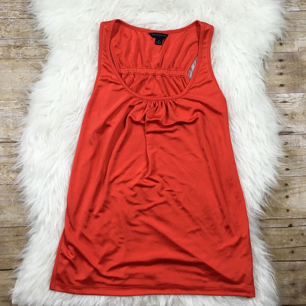 Banana Republic Orange Racerback Tank